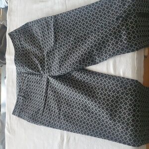 Hilary Radley Unique‎ Pattern Pocketed Straight Sz. 6 Pants